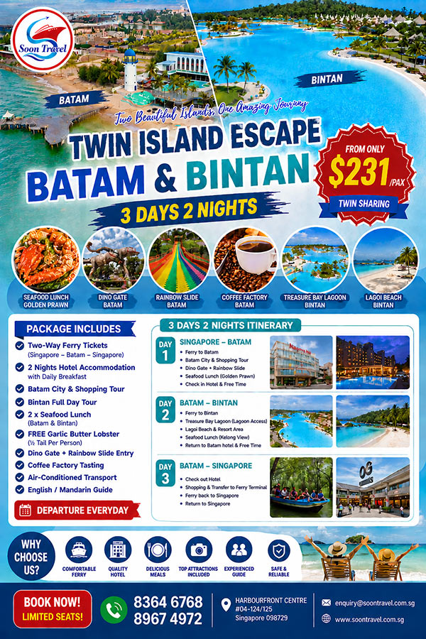 Batam Bintan Twin Island Escape
