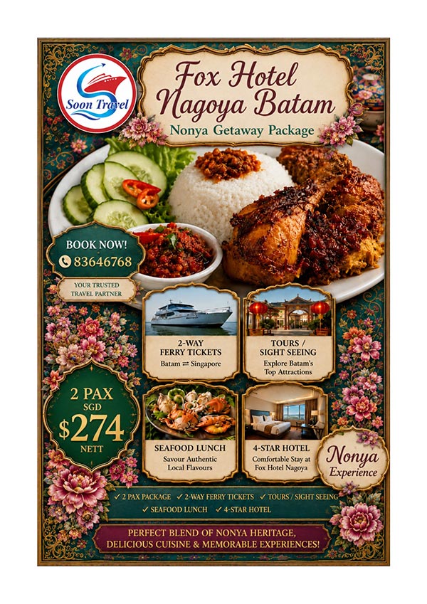 Nonya Getaway Package
