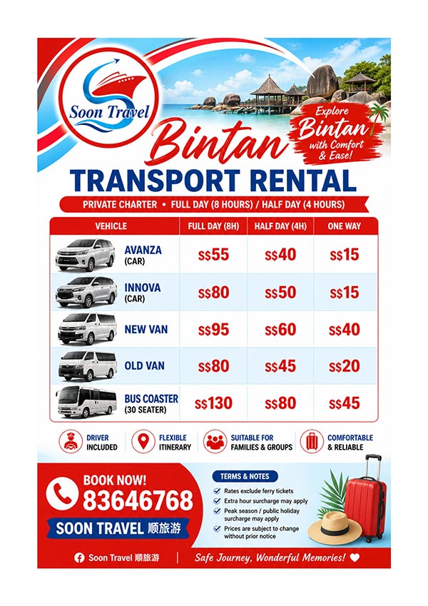 Bintan Transport Rental
