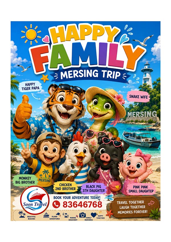 Happy Family Mersing Trip