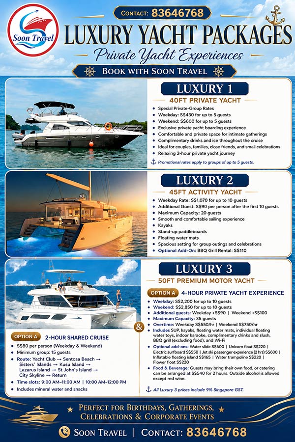 Luxury Yacht Packages