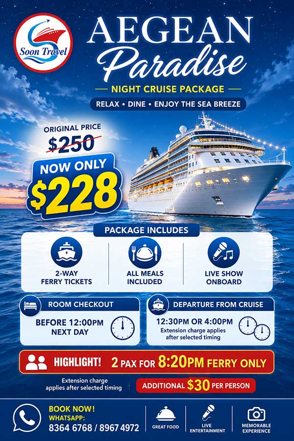 Aegean Paradise 2D1N Package